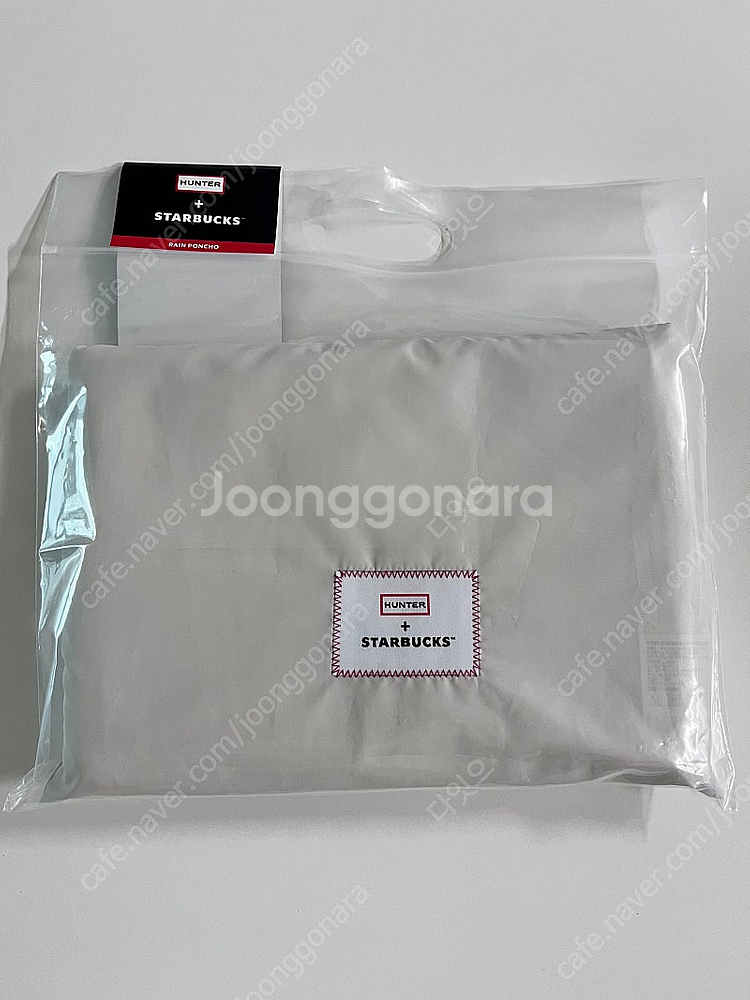 스타벅스 판초 아이보리--0