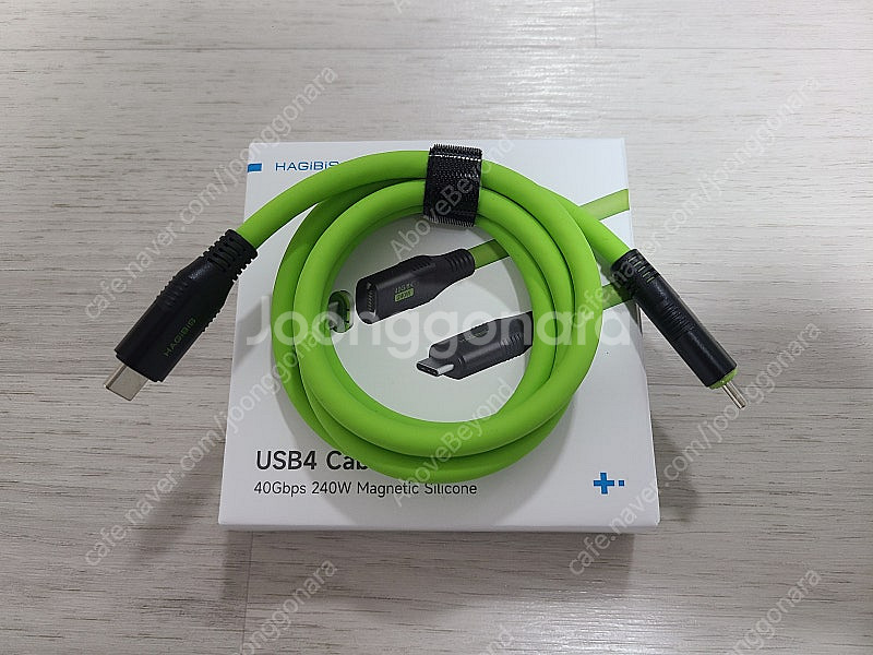 하기비스 USB4 40Gbps 240W 마그네틱 케이블...--0