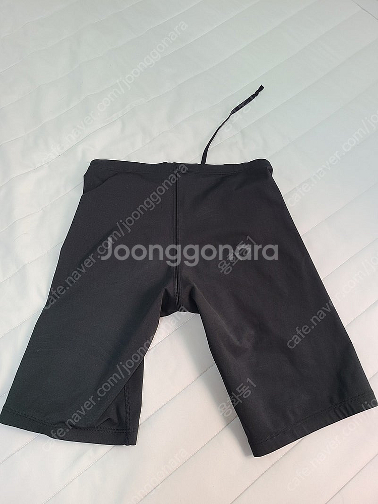 아레나 어텐더 남성 선수용 4부 수영복 블랙 100--1