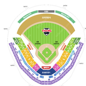 6월 29일 토 기아 타이거즈 키움 타이거즈가족석