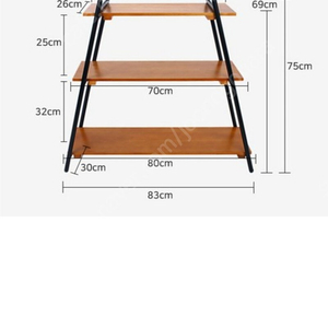 3단 우드쉘프 캠핑선반.팝니다 몽크로스 미개ㅈ봉 우새제품