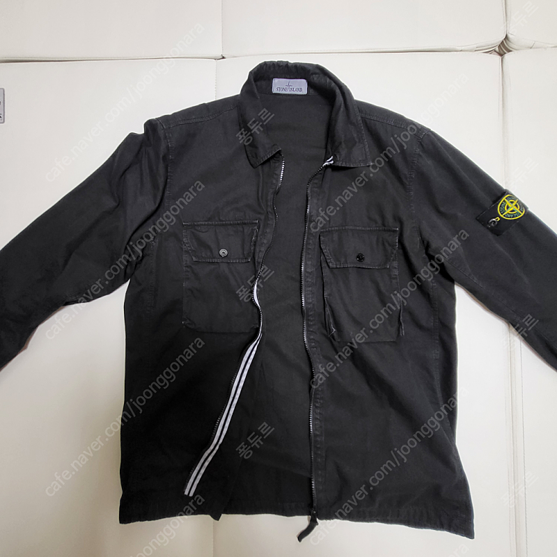 [XL] 스톤아일랜드 올드이펙트 21fw 오버셔츠 블랙 팝니다 가격다운
