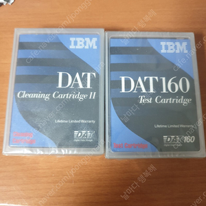 IBM Data Cartridge(DAT160) / 크리닝 테이프 팝니다.