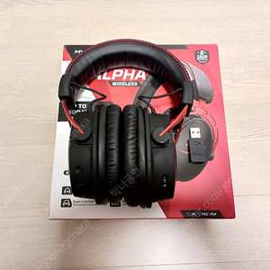 [헤드셋] HyperX Cloud Alpha Wireless 2.4 GHz 무선 헤드셋 (마이크 포함/보증O)