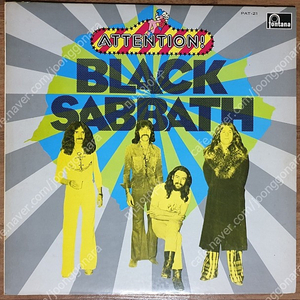 헤비메탈 lp, black Sabbath / Attention