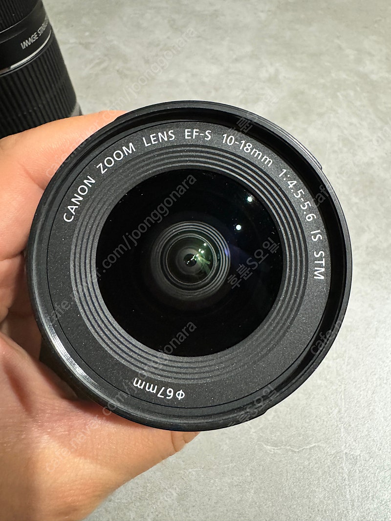 캐논 EFS 10-18mm F4.5-5.6 IS STM 광각렌즈 팝니다. [가격낮춤]