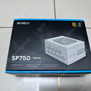 SFX 750w 파워 - 리안리 SP750 80PLUS 골드 화이트