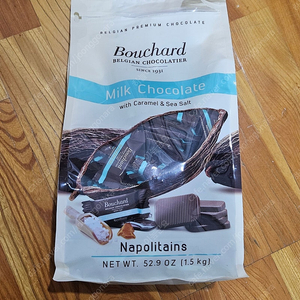 BOUCHARD 벨지안 초콜렛 카라멜 씨솔트 나폴리테인 절반 750g 팝니다