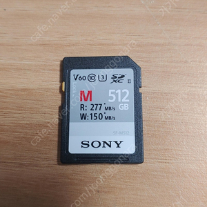 sony sf-m512 sd메모리카드 v60