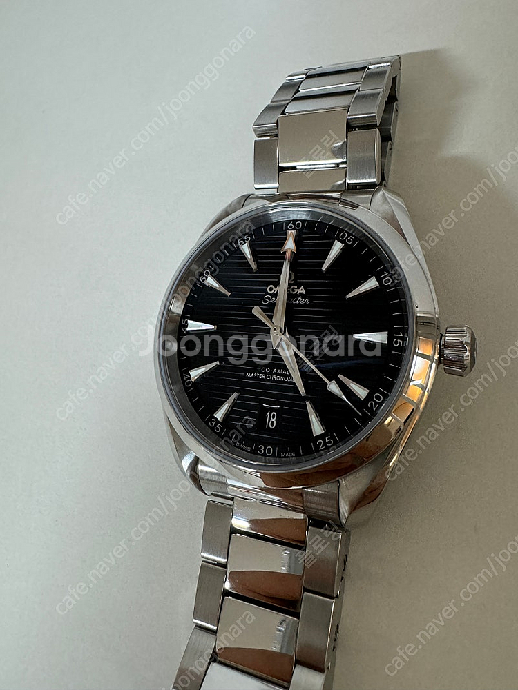 오메가 아쿠아테라 신형 검판 41mm 팝니다--3