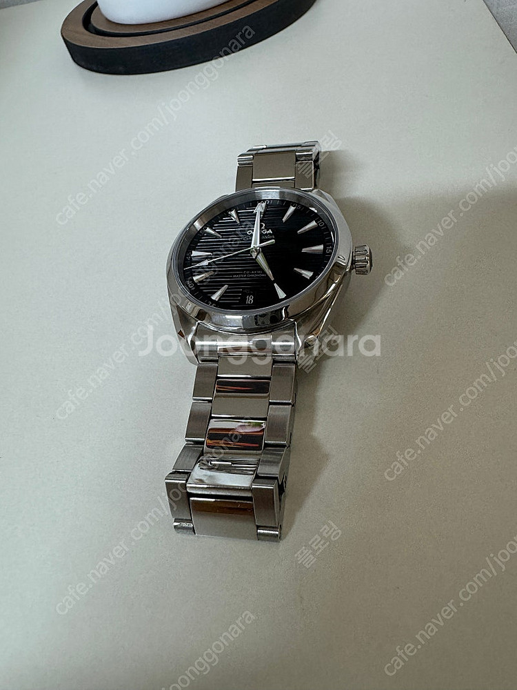 오메가 아쿠아테라 신형 검판 41mm 팝니다--5