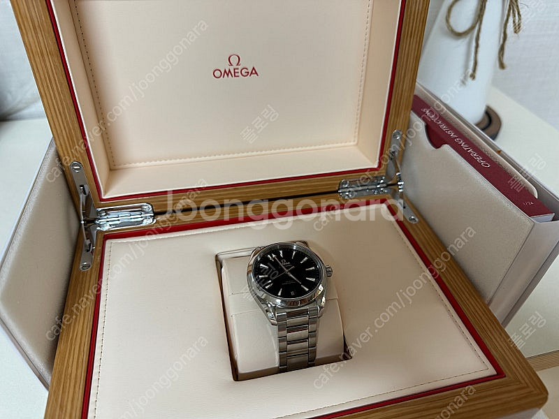 오메가 아쿠아테라 신형 검판 41mm 팝니다--6