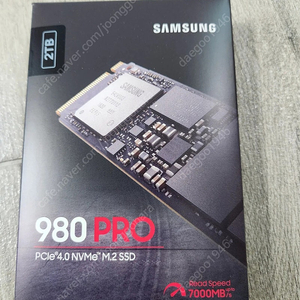 삼성ssd 980pro 2T 미개봉 국내정품