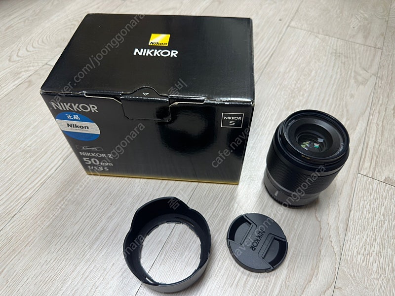 니콘 z 50mm f1.8s 렌즈 박스셋+슈나이더 필터 39만원에 판매합니다.
