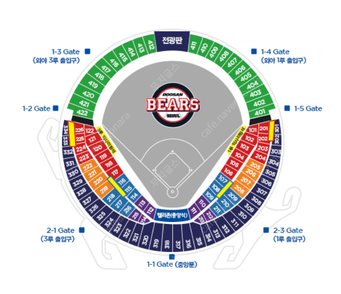 7/2 화 잠실 두산 롯데 3루 오렌지석 221블록 통로 2연석 양도