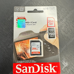 샌디스크 SD 256GB 새상품 판매합니다