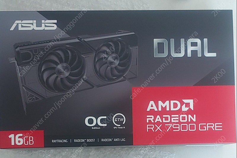 ASUS DUAL 라데온 RX 7900 GRE 16GB 새제품