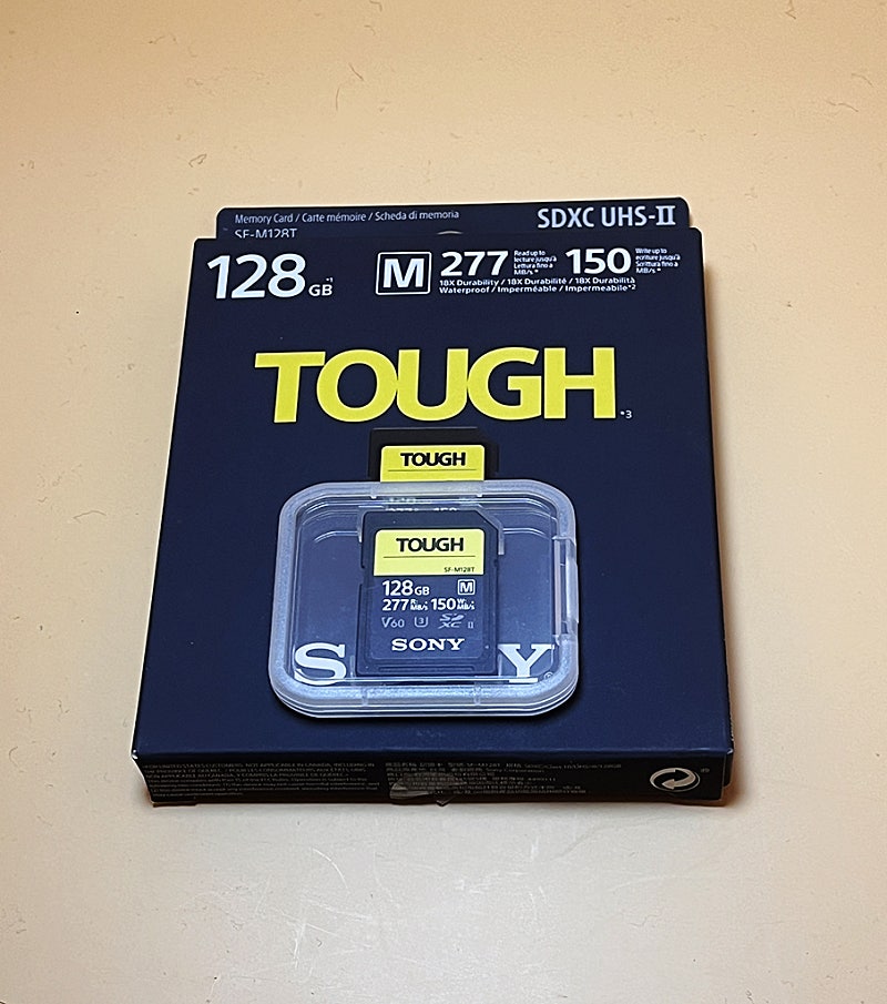 소니 터프 TOUGH 128GB SD카드 SF-M128T