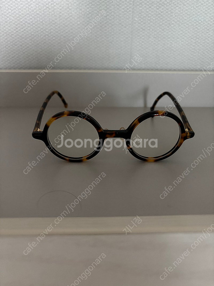 백산안경 라운드 호피--0