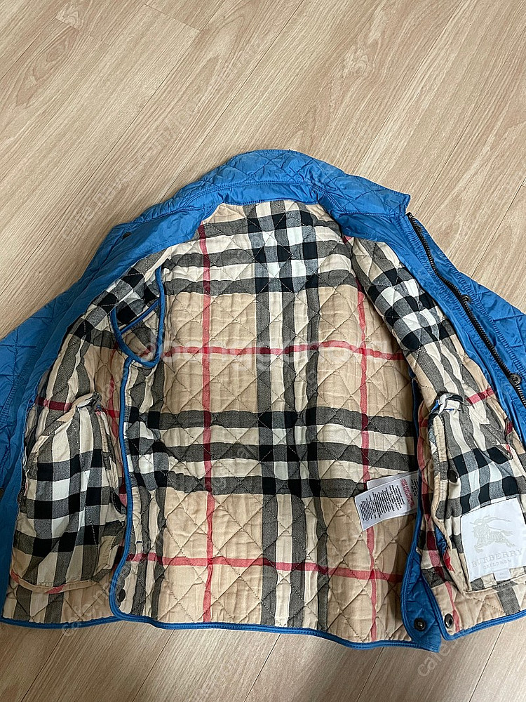 버버리 키즈 누빔 팝니다--1