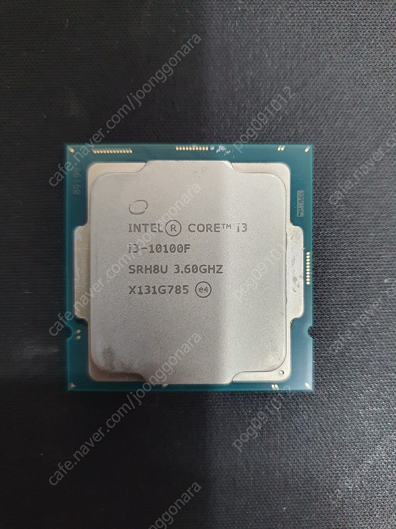 Intel CPU i3-10100F 판매합니다.