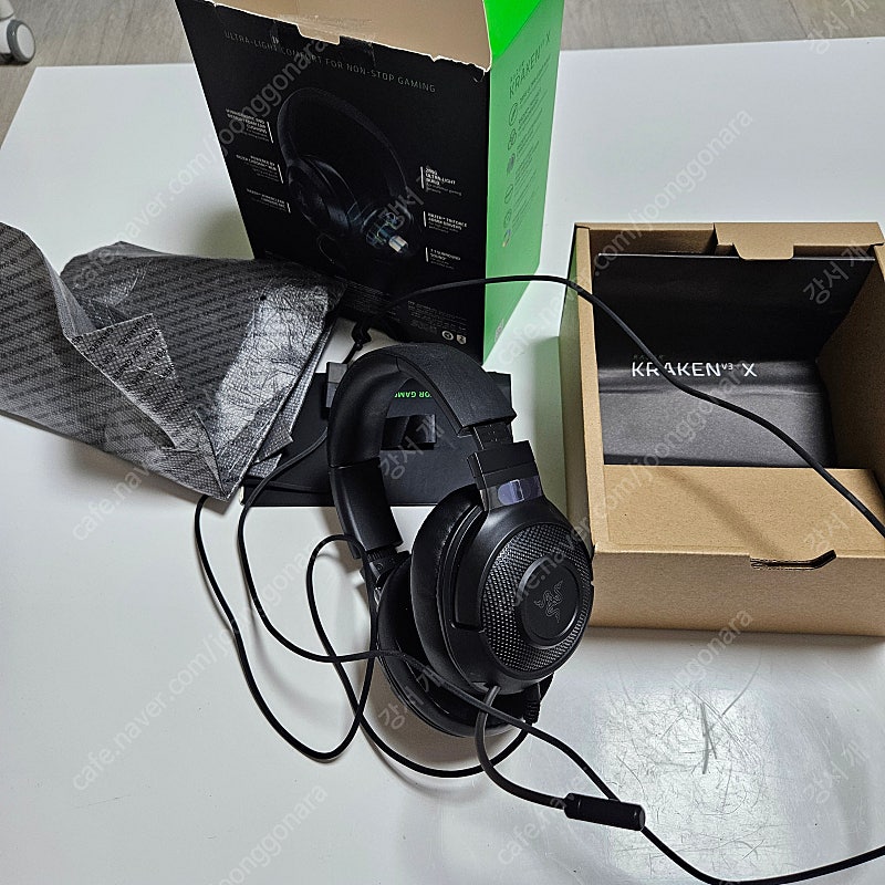 레이저 크라켄 V3 X / Razer Kraken V3 X / 유선 게이밍 헤드셋 (가격인하)