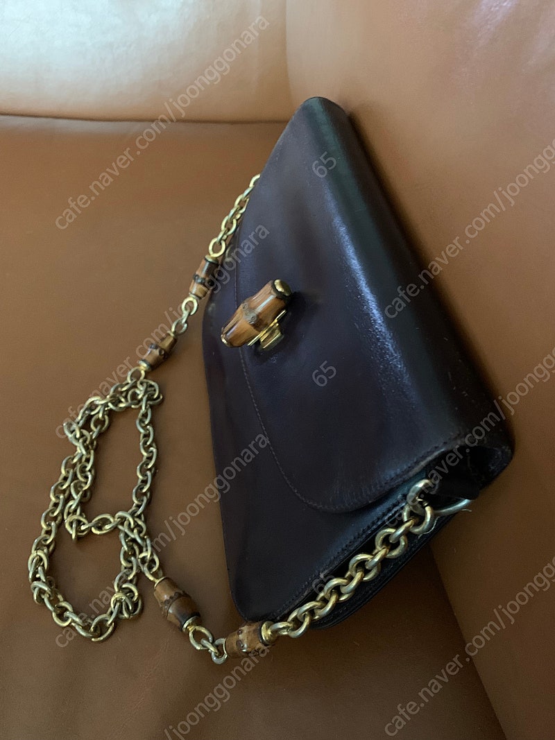 정품 구찌 1990년 뱀부체인 숄더백 gucci bamboo chain shoulder bag 004-14-0468