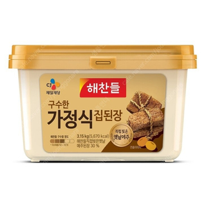 해찬들 구수한 가정식 집된장 3.15kg