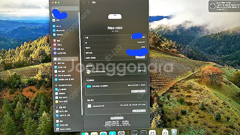 M1 맥미니 (8G/256G SSD) 팝니다--1