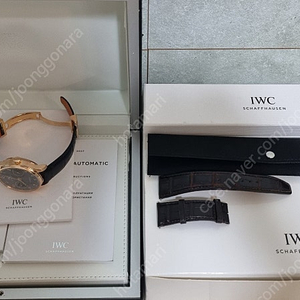 iwc 포르투기저 세븐데이즈 7days 금통 부엉이 풀박스 팝니다.