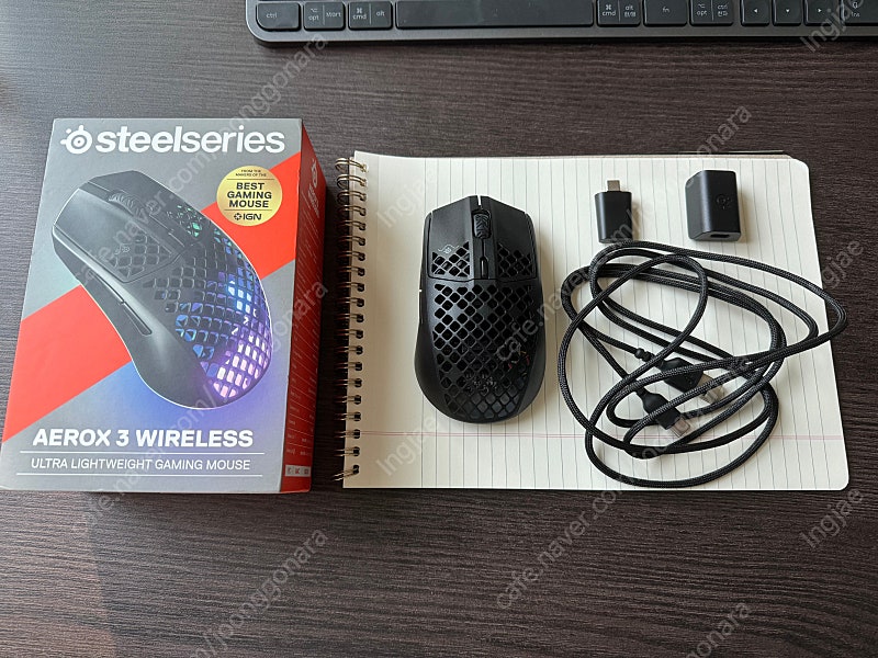 스틸시리즈 키보드(Apex3)&마우스(Aerox3 Wireless)