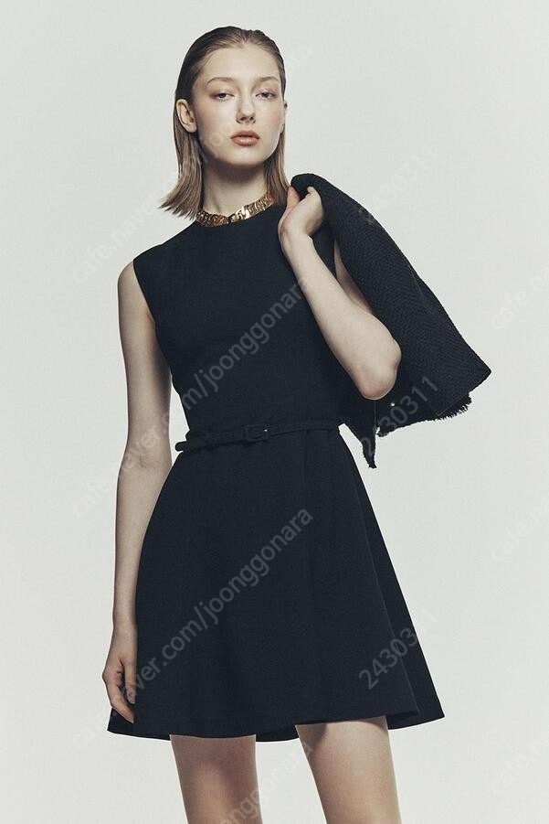 브라이드앤유 글래디스 트위드 원피스 GLADYS Sleeveless flared mini dress (Black) 1사이즈 판매