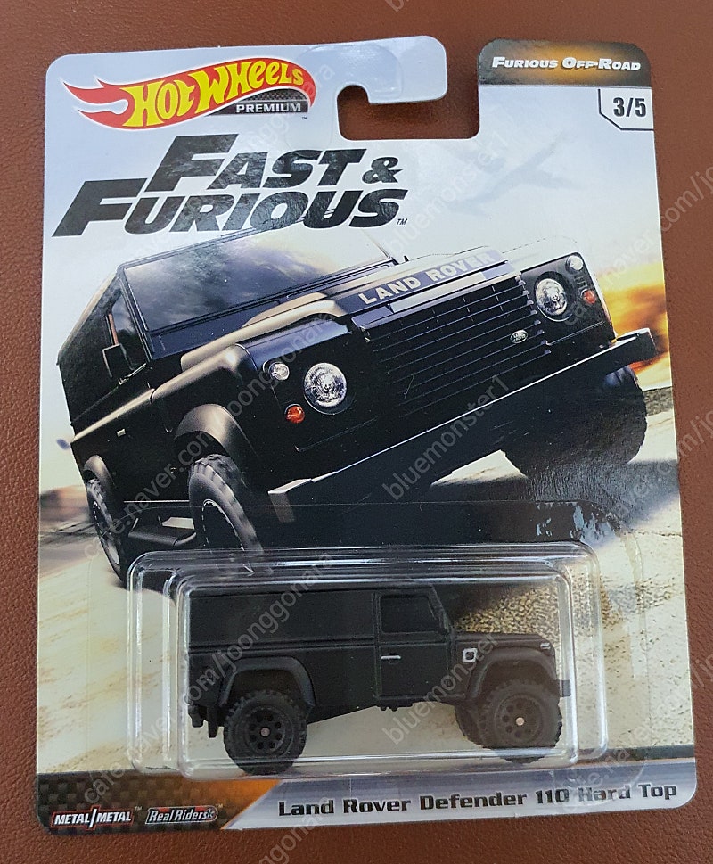 미니카 판매 (핫휠 분질 디펜더)(HotWheels Premiun RealRiders Fast&Furious Land Rover Defender 110 Hard Top)