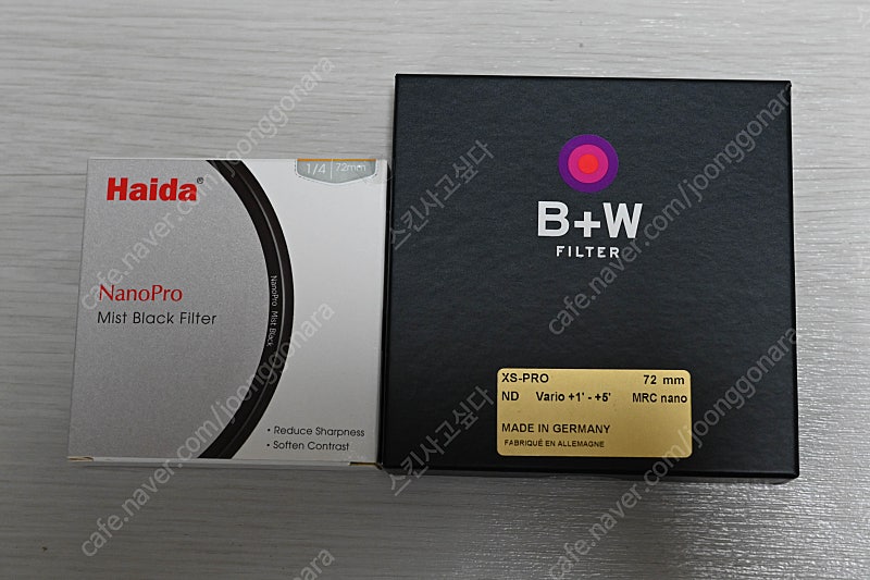 b+w 가변 72mm , 하이다 블랙미스트 72mm 1/4 필터 판매