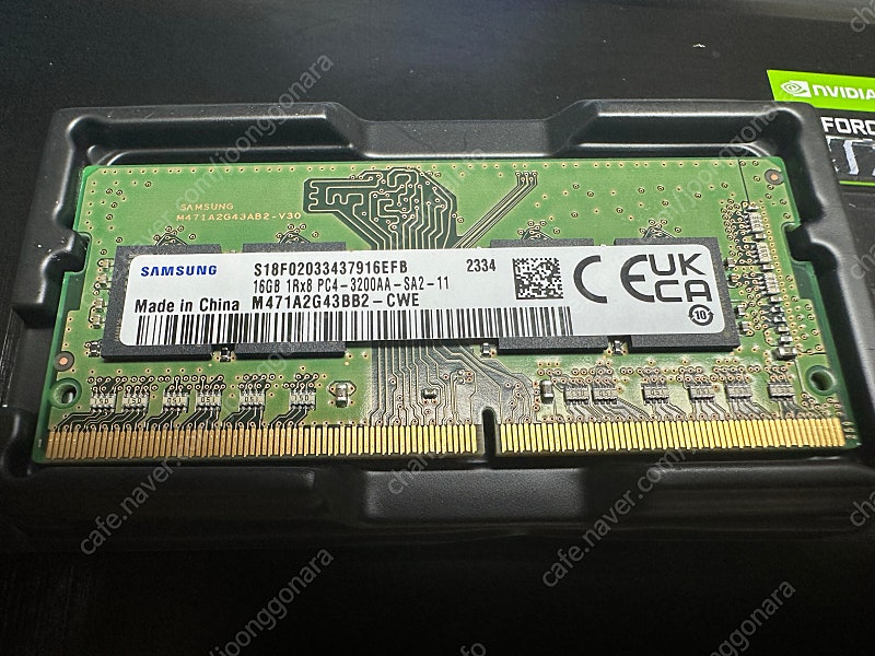 노트북 램 DDR4 16GB 3200