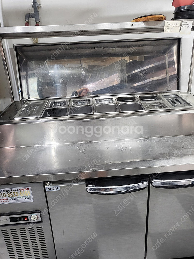 LNG 가스 오븐기+토핑냉장고+반죽기+롤러기 (급처분)--4