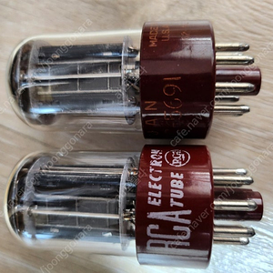 RCA 5691 (6SL7) 레드베이스