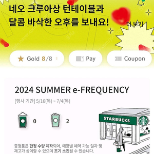 스타벅스 프리퀀시 일반 2장 1200원에 판매