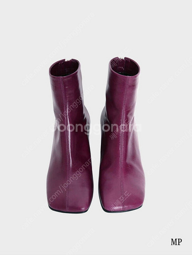 살롱드쥬 엣엣엣 스퀘어 앵클부츠 새상품--2