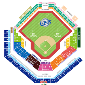 7월4일(목) 삼성라이온즈 vs 기아 SKY하단지정석 U-18,29,31구역 2연석