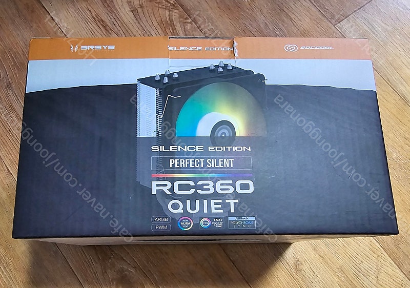 쓰리알시스템 3RSYS Socoool RC360 Quiet ARGB BLACK [CPU쿨러]