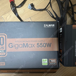 잘만 GigaMax 550W 80PLUS Bronze 230V EU 브론즈 파워서플라이