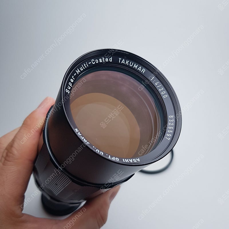 슈퍼멀티코티드 타쿠마 200mm f4 M42마운트 올드렌즈 수동렌즈 판매합니다