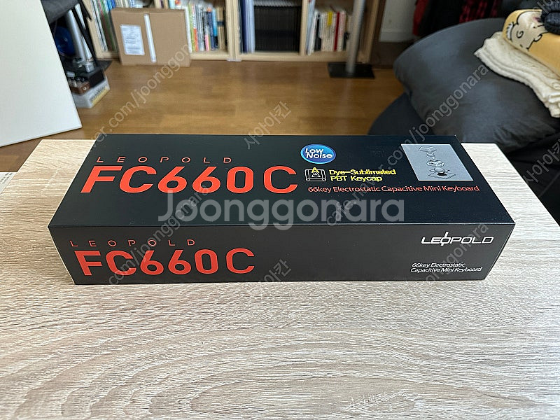 레오폴드 FC660c 저소음 영문 무접점 키보드--4