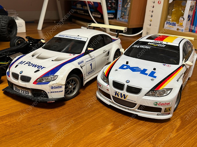 RC 타미야 TT-01 E BMW M3 2대 일괄판매(송수신기2개 포함)