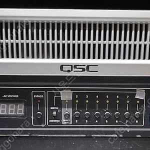 QSC PLX1804 & GNS GSQ-1080 1800W 파워앰프.순차전원공급기