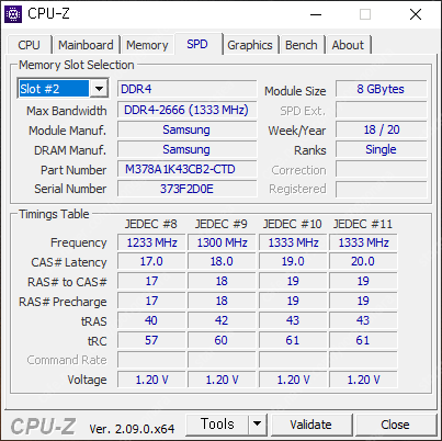 삼성전자 DDR4-2666 8G 2개 / 3만원 / 반값택비포함