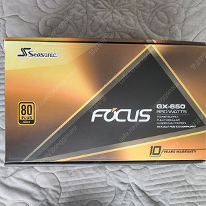 시소닉 NEW FOCUS GX-850 GOLD Full Modular ATX 3.0 팝니다 (S급 / 박스풀)