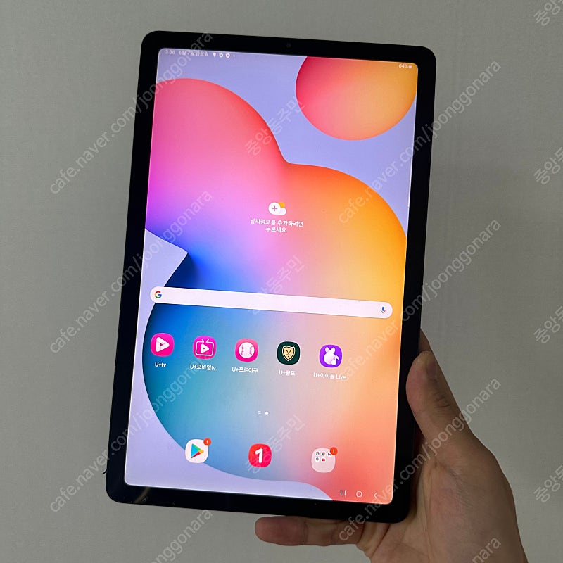 갤럭시 탭S6LITE 블랙 WIFI 17만원 판매합니다...--0