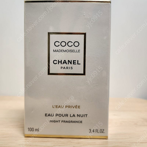 [CHANEL]코코 마드모아젤 로 프리베 오 뿌르 라 뉘(100ml)116260 새상품팝니다.